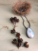 Moonstone Twig & Leaf Skeleton Necklace #1