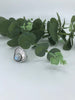 Geometric Moonstone Ring - Size 6