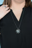 Daisy Flower Pendant Necklace - Large