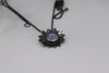 Sunflower Pendant Necklace With Moonstone - Small