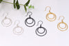 Smashed Hoop Earrings