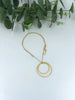 Smashed Hoop Necklace