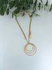 Smashed Hoop Necklace