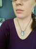 Moonstone Twig & Leaf Skeleton Necklace #1