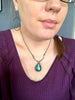 Labradorite Twig & Leaf Skeleton Necklace