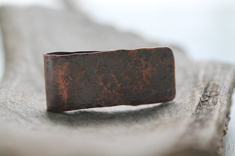 Weathered Copper Money Clip