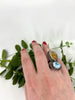 Quartz & Turquoise Exclamation Ring - Size 9