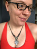 Pyrite Leaf Fringe Necklace