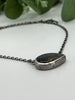 Labradorite Leaf Skeleton Necklace