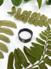 Black & Gold River Rings - Size 7.5