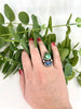 Royston Turquoise & Kyanite Trailhead Ring