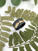 Black & Gold River Ring - Size 9.5