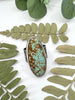 Number 8 Turquoise Leaf Skeleton Ring