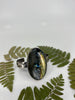 Chevron Labradorite Statement Cuff Bracelet
