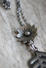 Flower & Fern Pendant Necklace