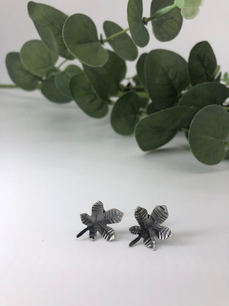 Maple Leaf Stud Earrings