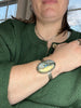 Chevron Labradorite Statement Cuff Bracelet
